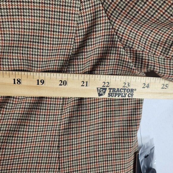 Eloquii Relaxed Fit Boyfriend Blazer Women's 18 Houndstooth Brown 1 Button NWT - Picture 10 of 12